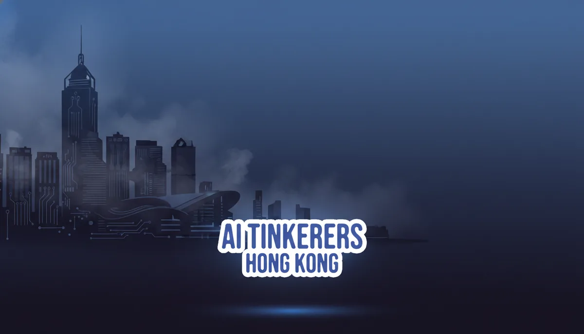 AI Tinkerers Hong Kong September Meetup × Cyberport & EY Poster